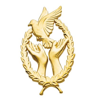 Picture of Wings of Remembrance© Lapel Pin Precious Metal R16784