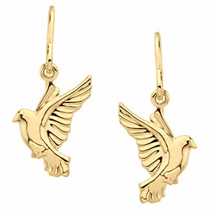 Wings of Remembrance<sup>™</sup>- Dove Earrings Precious Metal R16587