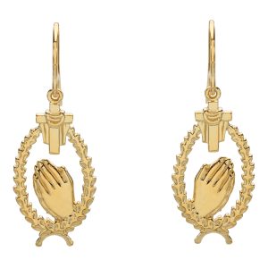 Wings of Remembrance<sup>™</sup>- Cross Earrings Precious Metal R16590