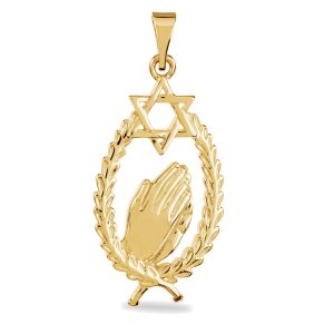 Wings of Remembrance<sup>™</sup>- Star of David Pendant Precious Metal R45229